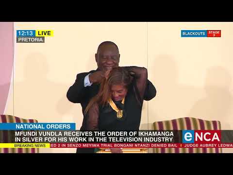 President Cyril Ramaphosa bestows National Orders