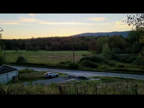Time lapse of the sun setting