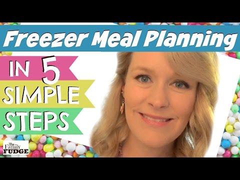 Freezer Meals || 5 SIMPLE STEPS || HOW TO PLAN Video