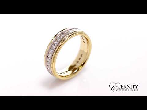 Satin Finish Men's Eternity Diamond Band 1.0CTTW (108B)