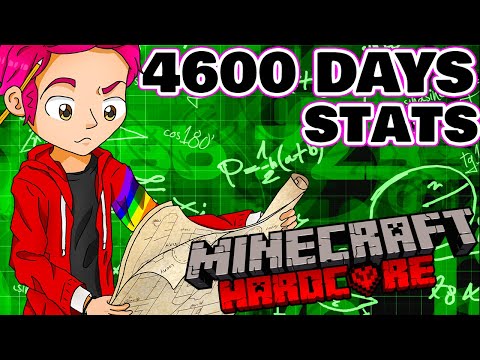 Insane Stats: 4600 Days in Hardcore Minecraft