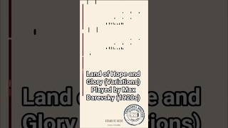 Download lagu Land of Hope and Glory (Variations) - Edward Elgar & Max Darevsky, Played by Max Darevsky - (1920s) mp3