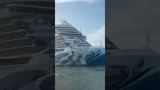 Norwegian Prima sail away! #shorts #norwegiancruiseline #portcanaveral #cruiseship #norwegianprima