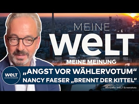 MEINE MEINUNG: "Angst vor Wählervotum"! Nancy Faeser? "So kann man’s nicht machen"! Jan Fleischhauer