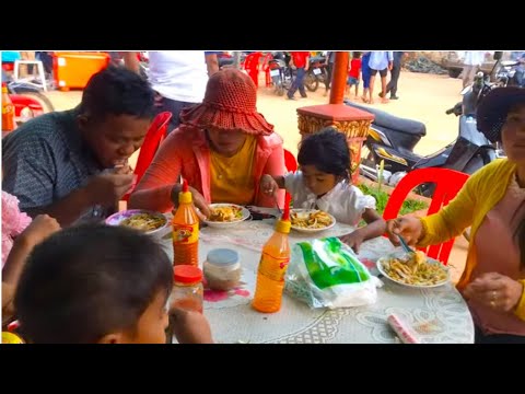 Stoung Street Food - Various Street Food In Pagoda - Kampong Thom Part 3