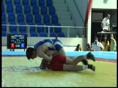 HAMBARDZYUMYAN GEVORG  vs . DAROV AHMED RUSLANOVIC ARM-GER  74kg