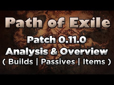 Path of Exile: Patch 0.11.0 Analysis & Overview (Passive Tree Changes & Build Effects)