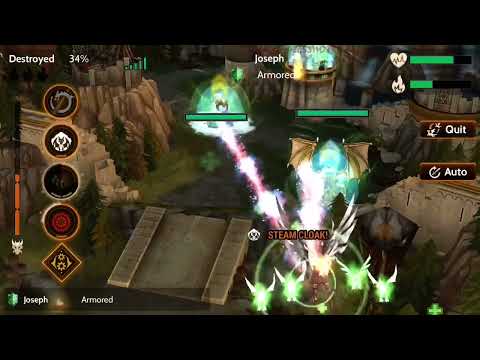 COGCLAW |Mythic hunter| vs 2 def L700 (tower lvl 170) |WAR DRAGONS| |HONORBOUND season|
