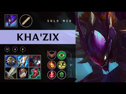 Kha'Zix Mid vs Taliyah - BR Grandmaster Patch 25.23