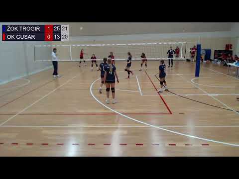 29.10.2021., PH MALA ODBOJKA, GRUPA A, ŽOK TROGIR - OK GUSAR