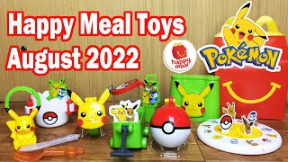 McDo August 2022 Happy Meal Pokemon Unboxing