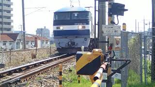 55レ岡山-西川原（旭川）通過