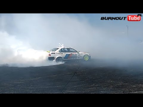 Pokaz mocy BMW E36 3.0 V8 "OPA" - Majówka z BMW 2016 Toruń