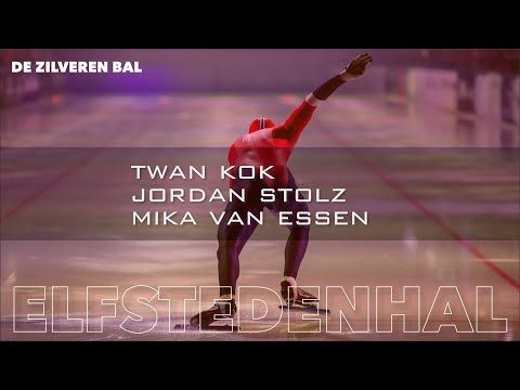 Twan Kok - Jordan Stolz - Mika van Essen 3rd heat 1st 100m Zilverenbal 2023