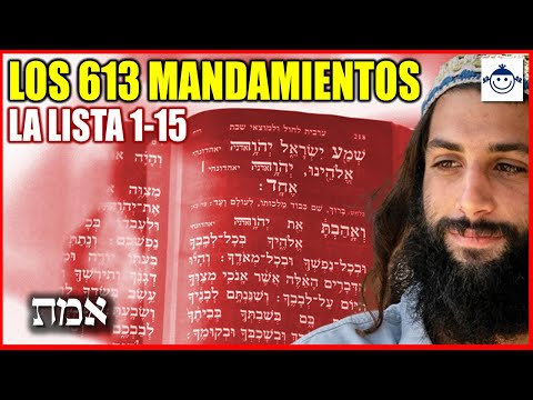 🛑 Lista 613 mandamientos de la ley: Positivos y Negativos 1# / Raíces Hebreas ¿Qué dice la Biblia?