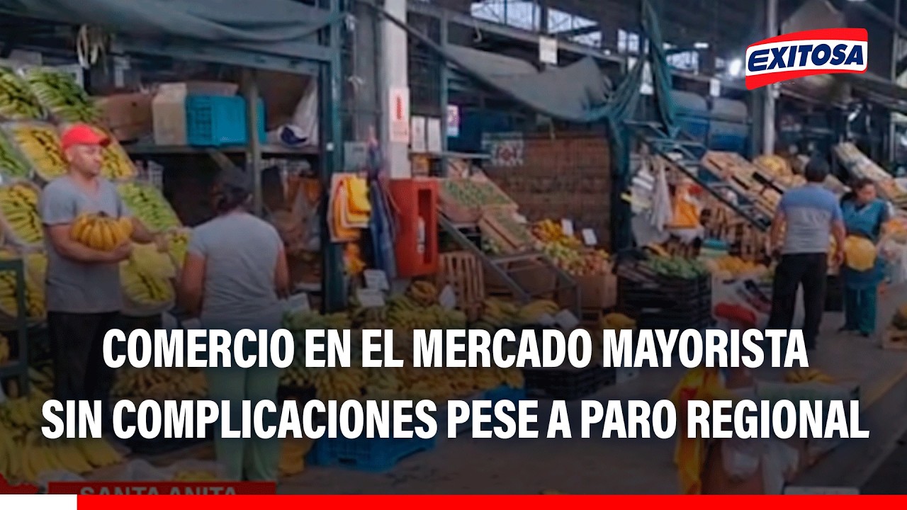🔴🔵 Comercio en el Mercado Mayorista sin complicaciones pese a paro regional