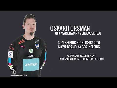 Oskari Forsman (IFK Mariehamn, Finland) - Goalkeeping Highlights 2019.