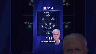 【1分で分かる】W杯準決勝・フランス代表の戦力データメトリクス　 #サッカー   #ワールドカップ   #フランス代表  #エンバぺ #デンベレ #オリセ