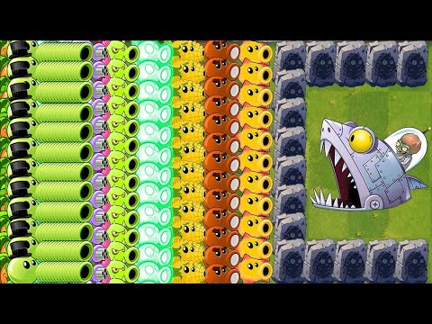 Plants vs Zombies 2 Mod: TEAM PLANTS POWER-UP! vs FINAL BOSS BIG WAVE BEACH
