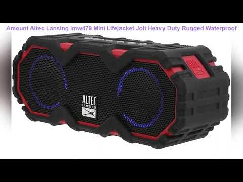 Altec Lansing Imw479 Mini Lifejacket Jolt Heavy Duty Rugged Waterproof Ultra Portable Bluetooth Spe