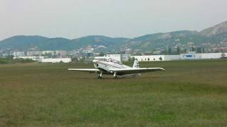 preview picture of video 'Dancing in the air: a Zlin above Budaörs airfield'