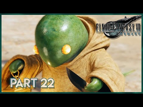 Final Fantasy VII Remake | Part 22: Tomboy Bandit & Tonberry  | Blind Gameplay Playthrough