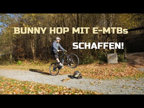 Bunny Hop mit schweren / langen Bikes schaffen (z.B. E-MTBs) | Fahrtechnik-Tipps