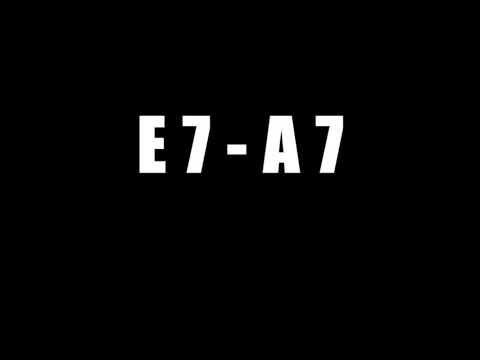 Funk Shuffle Dominant 7 Backing Track(E7-A7)