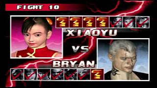 Tekken 3(PS1)-Team Battle Mode Gameplay 104