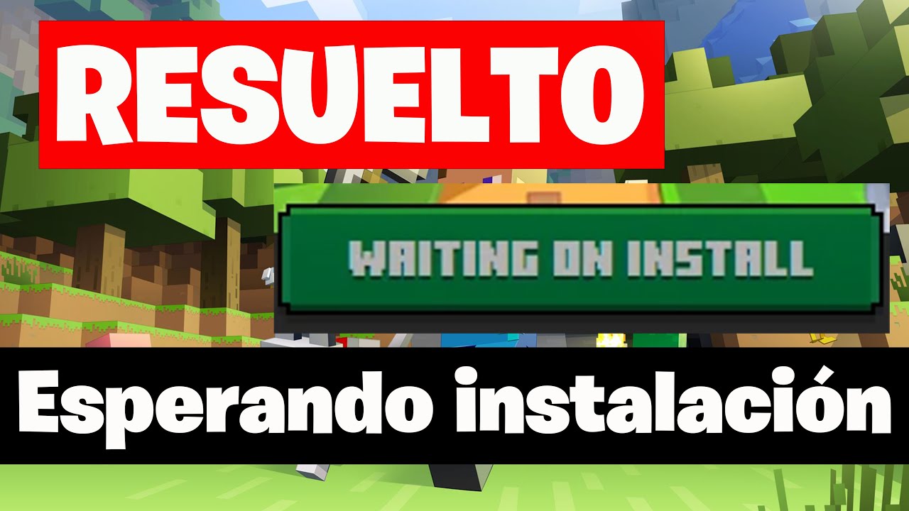 Minecraft – Error “Esperando la Instalación” | NO Avanza / Se Queda Cargando | SOLUCIÓN 2026✅