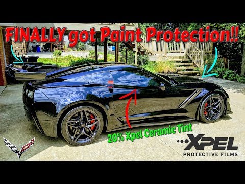 The BEST way to PROTECT the paint on a C7 Corvette ZR1. STOP rock chips and PAINT damage with XPEL.