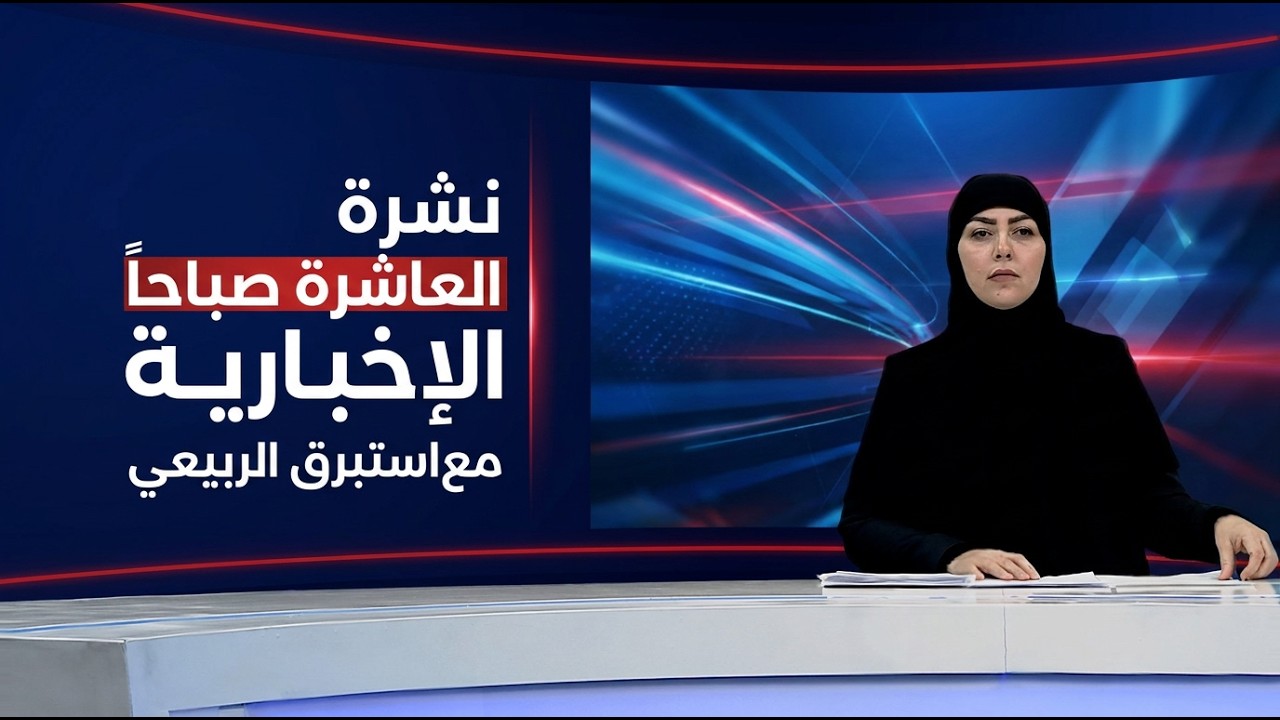 فيديو | نشرة العاشرة صباحاً الإخبارية مع استبرق الربيعي