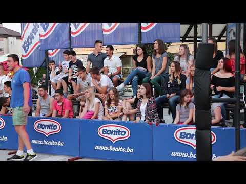 VIVIA 3x3 PRNJAVOR 2018: Sport caffe 23 X Live bet - Lovači dom (20:21) ČETVRTFINALE JUNIORI
