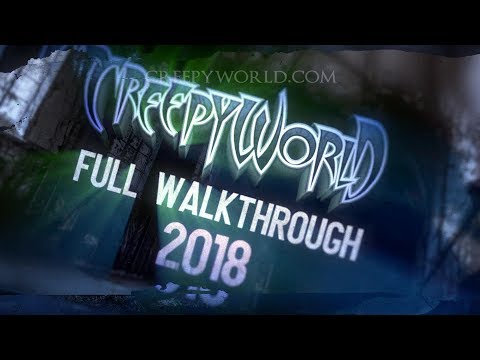 New (Full Maze) Creepyworld 2018 FULL Walkthru - all 13 haunts