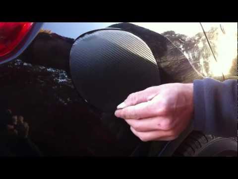 How to Install a 3M Di Noc Carbon Fiber Vinyl Gas Door Cover