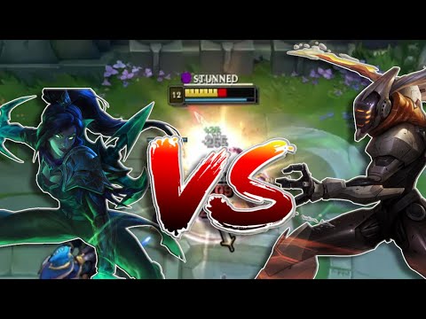 Master Yi Q Interaction with Vayne E - League of Legends