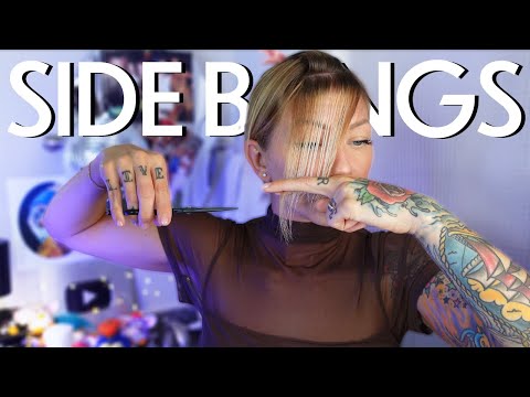 how to cut side bangs on yourself