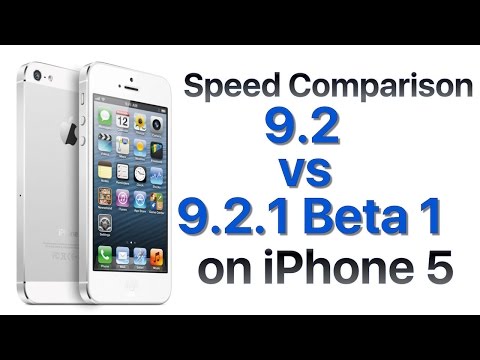 iPhone 5 iOS 9.2 vs iOS 9.2.1 Beta 1 (Speed Comparison)