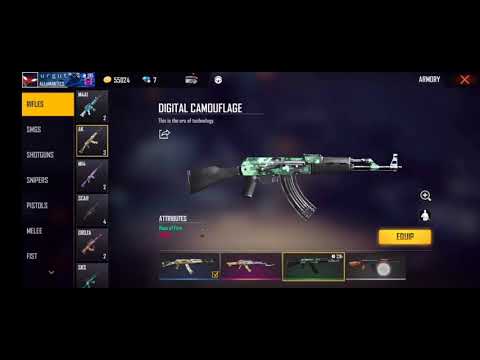 LEGENDARY 💪GUNS 🗡️⚔️ COLLECTION FREEFIRE💗💗