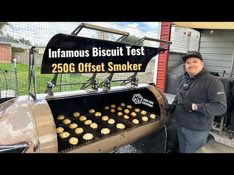 Breaking In My New 250G M&M BBQ Smoker | Cleaning, Seasoning, Biscuit & Bacon Test