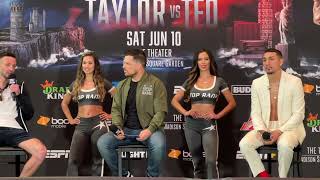 Josh Taylor says he wants to KO TEOFIMO Lopez | esnews boxing