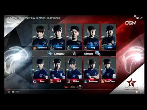 LCK Summer - Week 10 Day 5: LZ vs. AFS | KT vs. ESC (OGN)