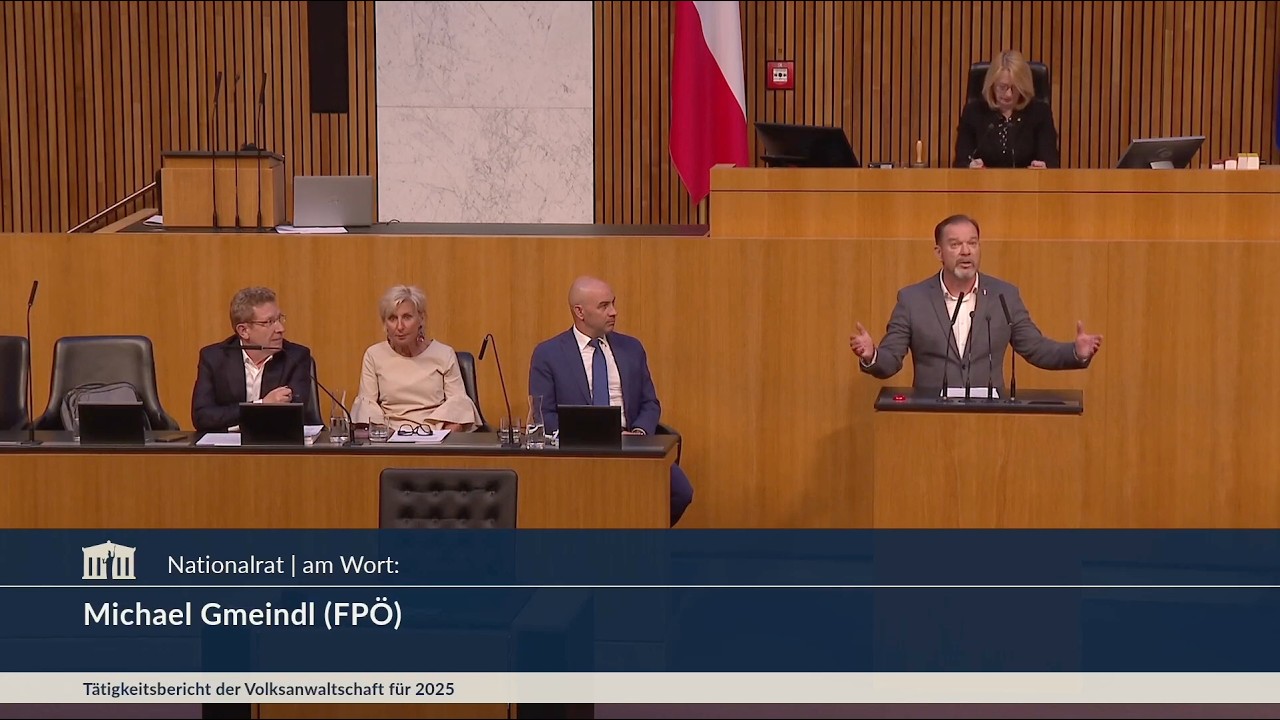 Michael Gmeindl - Bericht der Volksanwaltschaft 2025 - 11.6.2026