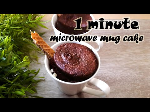1 Minute Microwave Mug Cake Recipe – Mug Cake