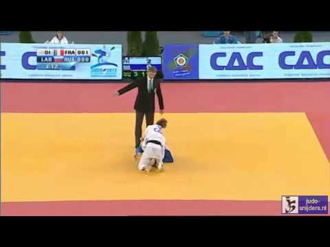 Judo 2013 European Championships Budapest: di Cintio (FRA) - Labazina (RUS) [-63kg]