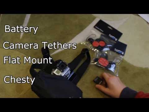 GoPro mounts and accessories unboxing