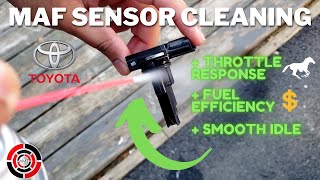 2012-2017 Toyota Camry MAF Sensor Cleaning | One Minute Series