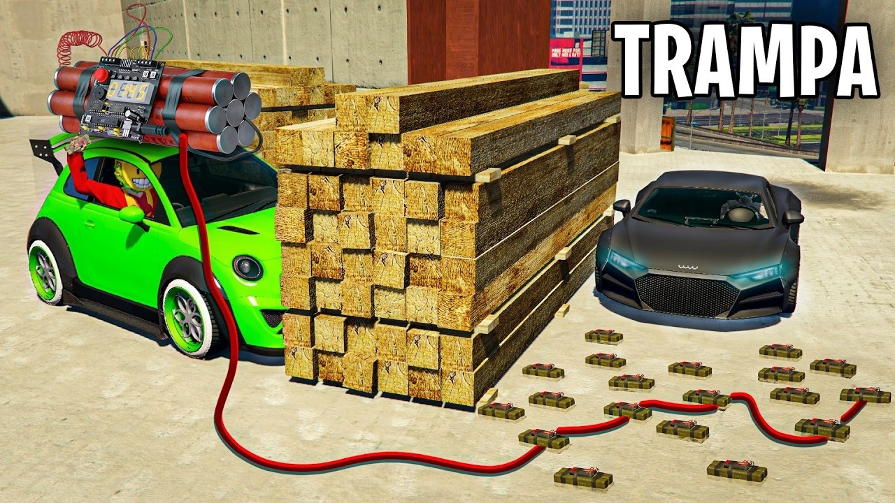 JUEGO AL ESCONDITE CON COCHES PERO HAGO LA MAYOR TRAMPA!! - GTA 5 ONLINE