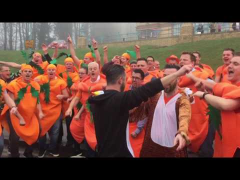 Dartsfans uit Hoeven maken er een groot feest van