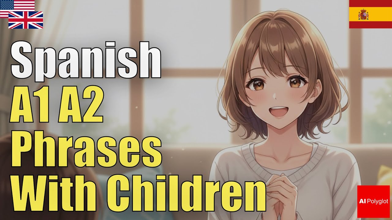 Spanish A1 A2 Phrases with Children | Natural Listening | Must-Know